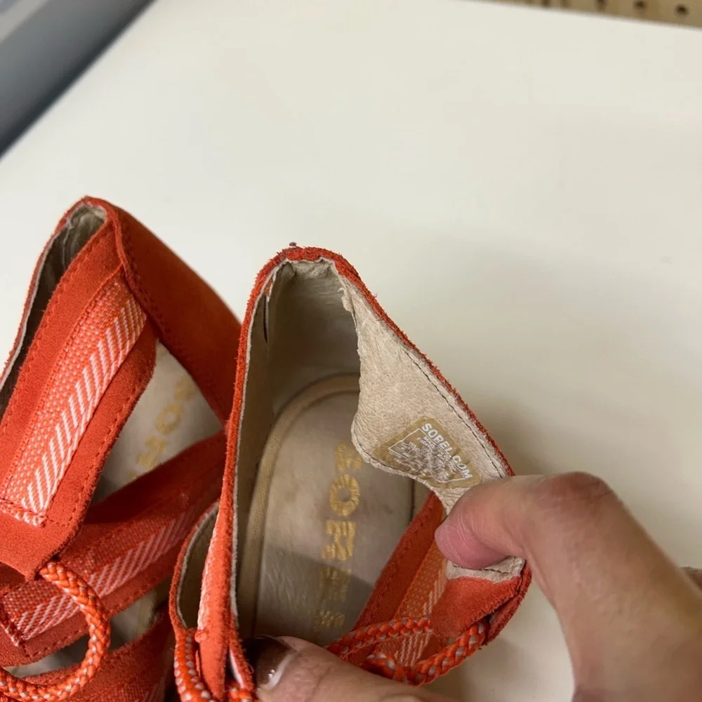 Sorel Joanie Women's Orange Wedges